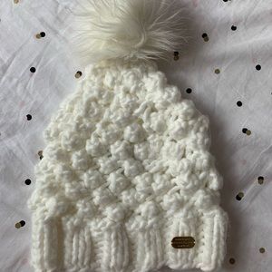 White beanie